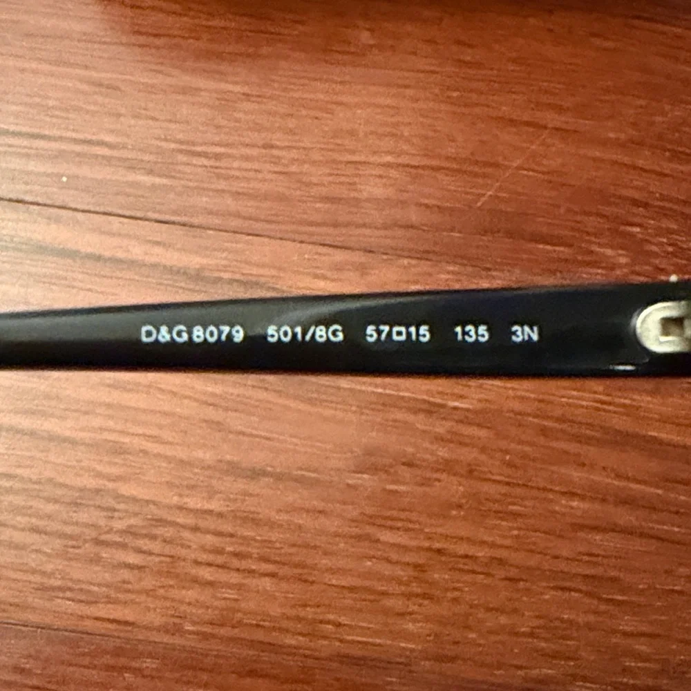 Dolce & Gabanna Black Sunglasses - Picture 11 of 11